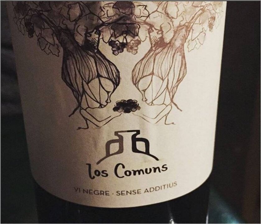 El vino de Los Comuns.