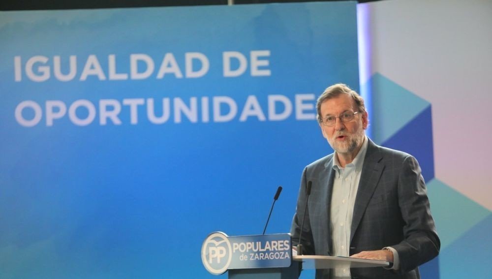 Rajoy, en el acto en Zaragoza sobre la igualdad de oportunidades.
