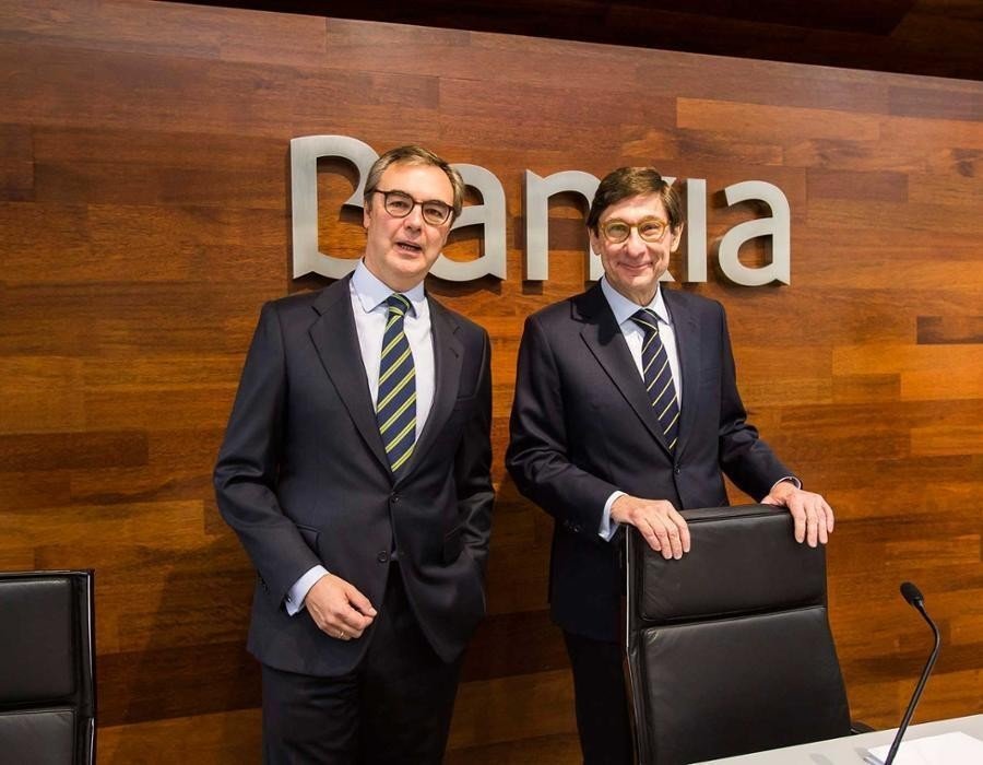 José Sevilla y José Ignacio Goirigolzarri, consejero delegado y presidente de Bankia respectivamente.