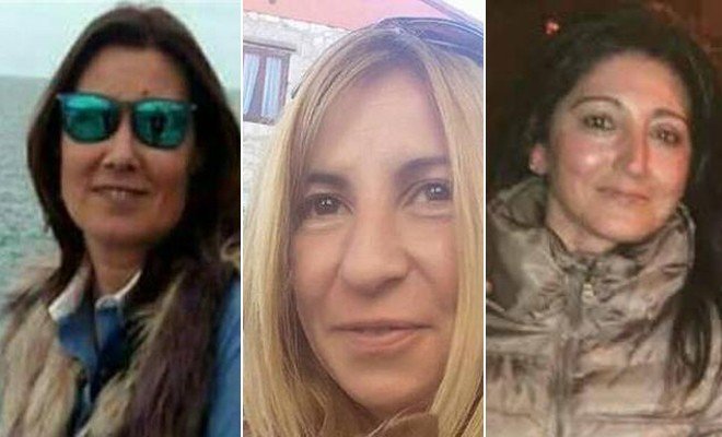 Las tres mujeres desaparecidas en Asturias.