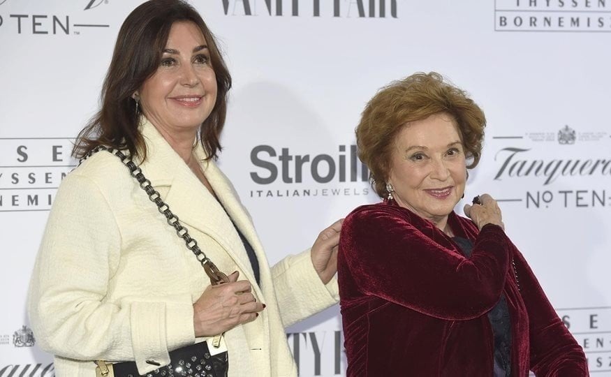 Carmen Martínez-Bordiú y su madre, la fallecida Carmen Franco Polo.