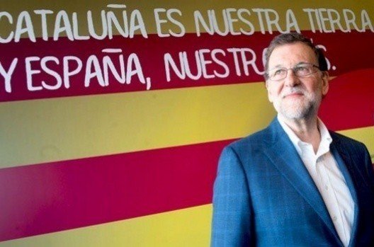 Mariano Rajoy en un acto del PP de Cataluña.