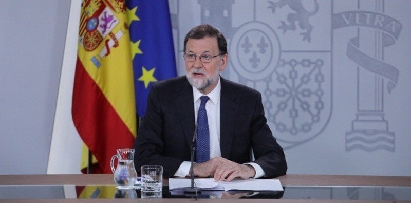 Mariano Rajoy el pasado viernes en La Moncloa.