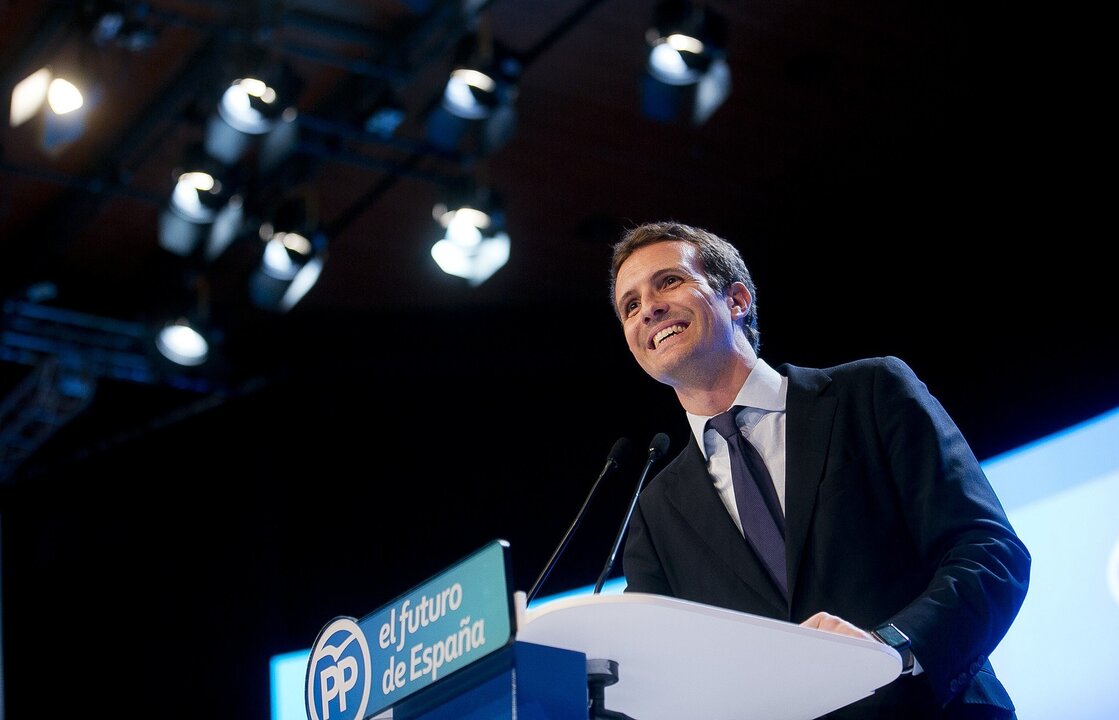 Pablo Casado, en el Congreso Nacional Extraordinario del PP