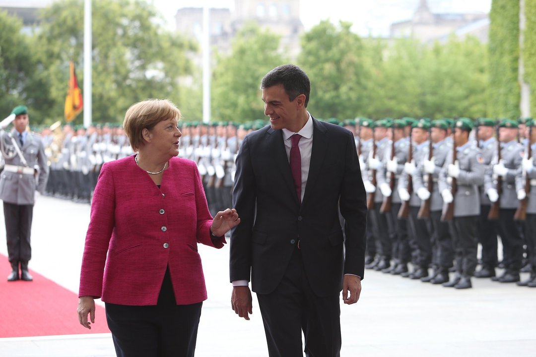 Sánchez y Merkel