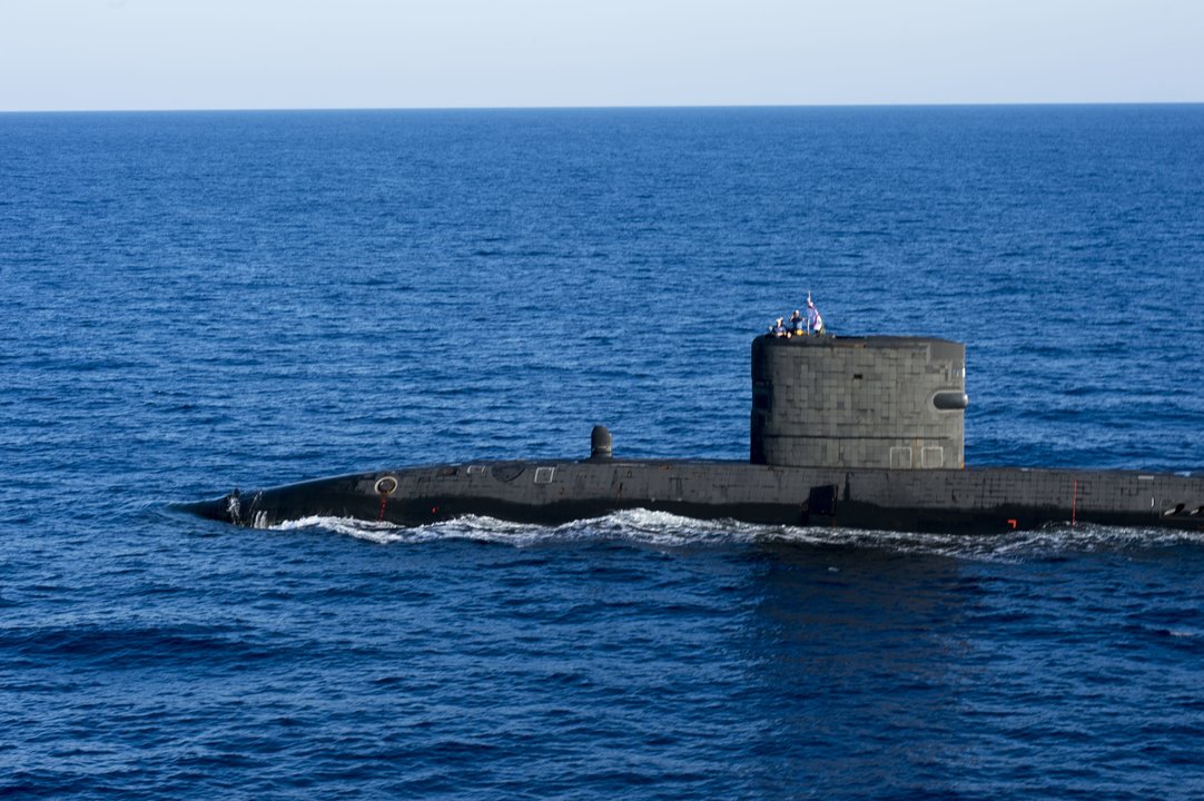 El submarino nuclear británico HMS Talent.