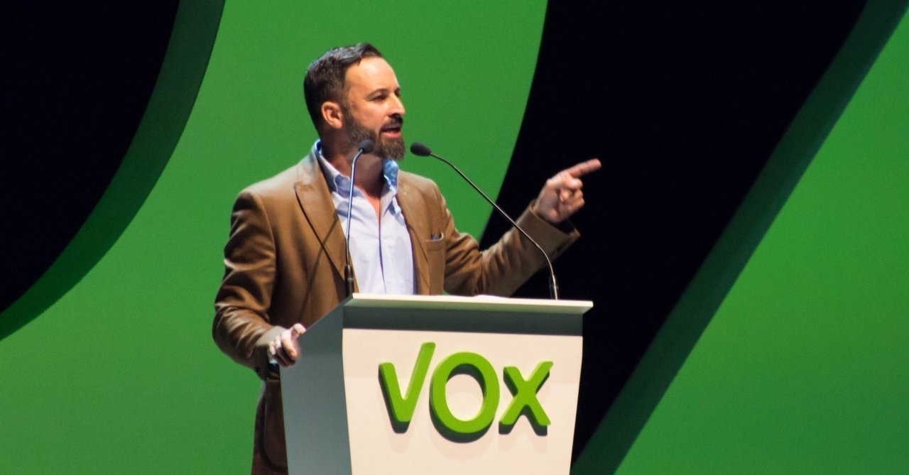 Santiago Abascal, presidente de Vox.