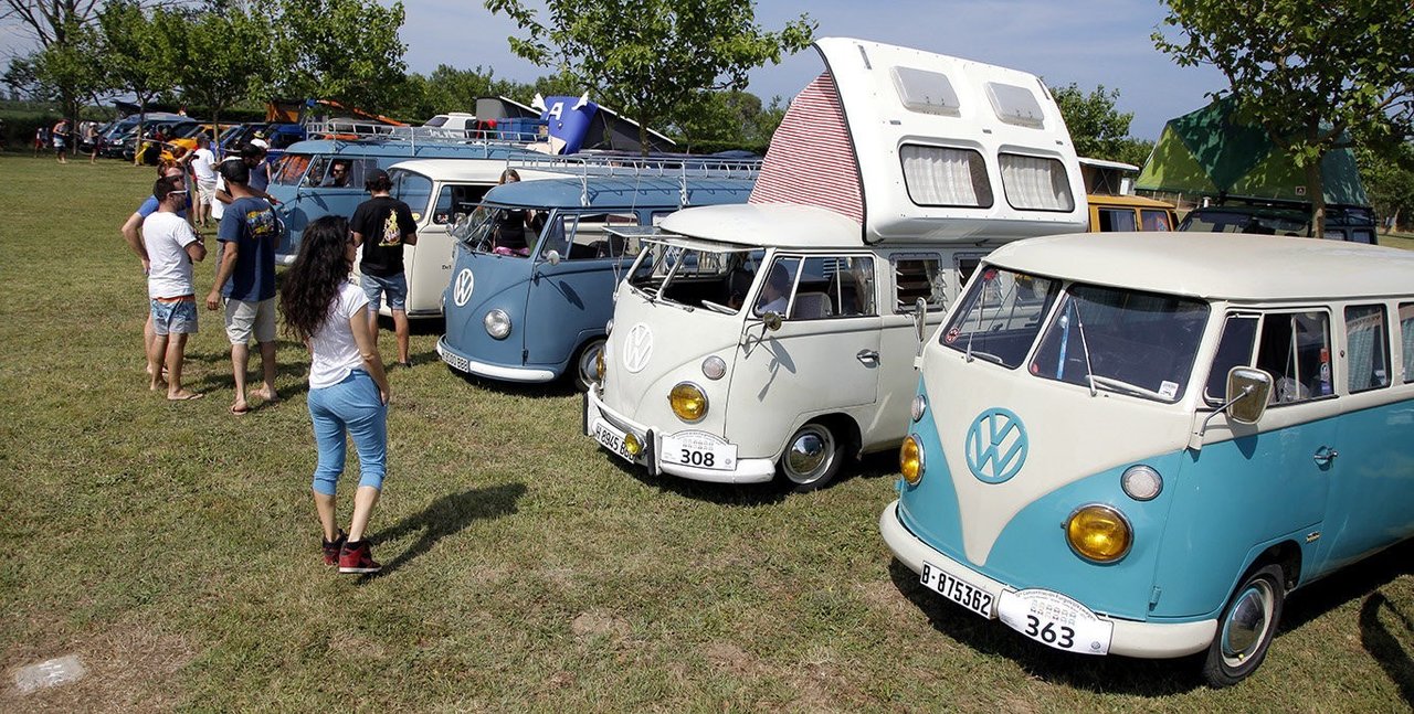 Volkswagen T1: acampada