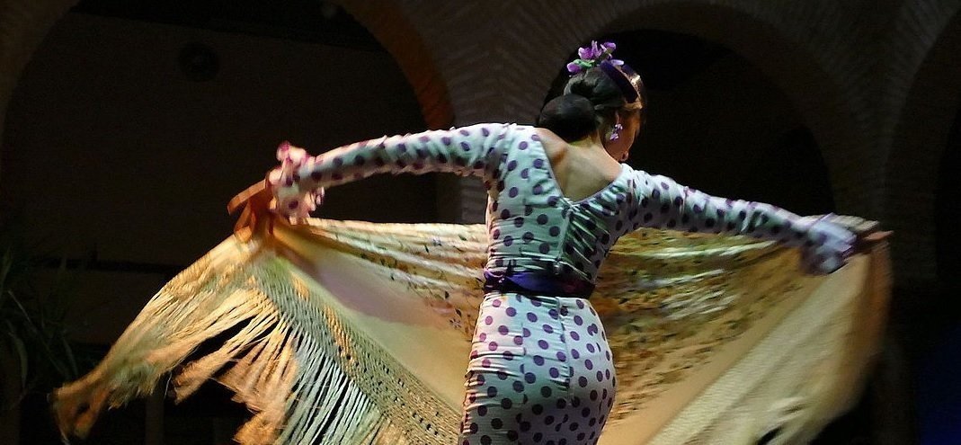 Bailaora de flamenco.