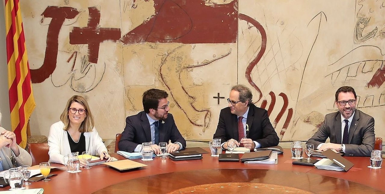 Reunión del Consell Executiu del Govern de Cataluña.