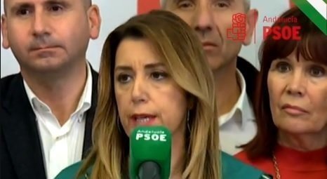 Susana Díaz valora los resultados de las elecciones autonómicas.