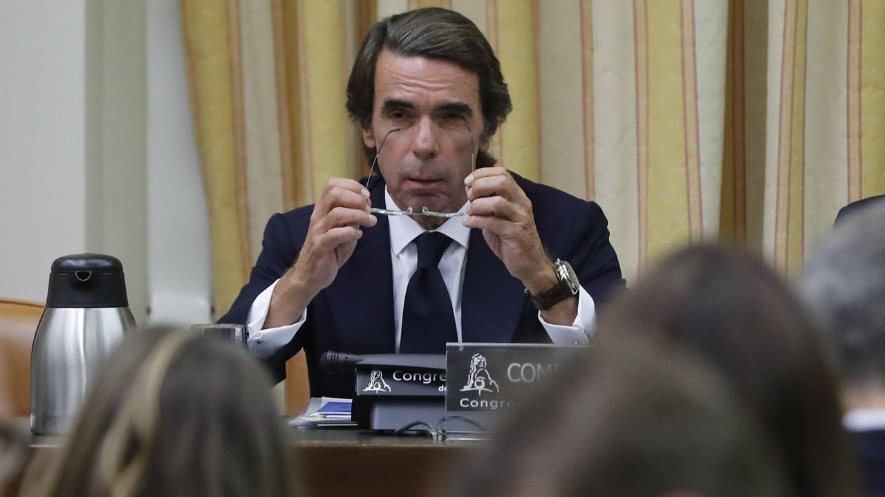 Aznar en el Congreso.