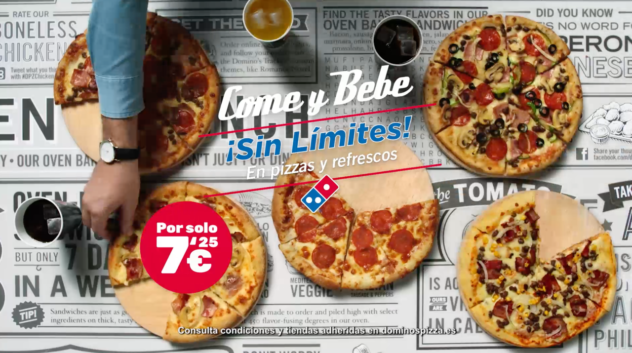 Come y Bebe Domino's Pizza España