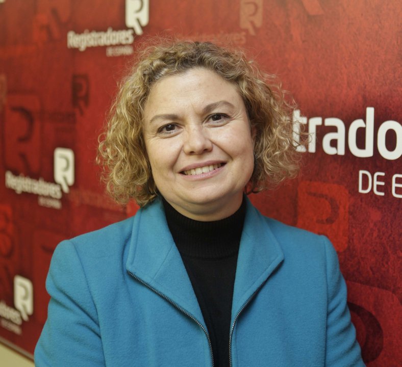 María Emilia Adán, presidenta del Colegio de Registradores.