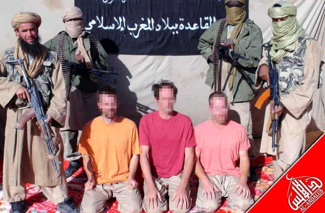 Cooperantes secuestrados por yihadistas.