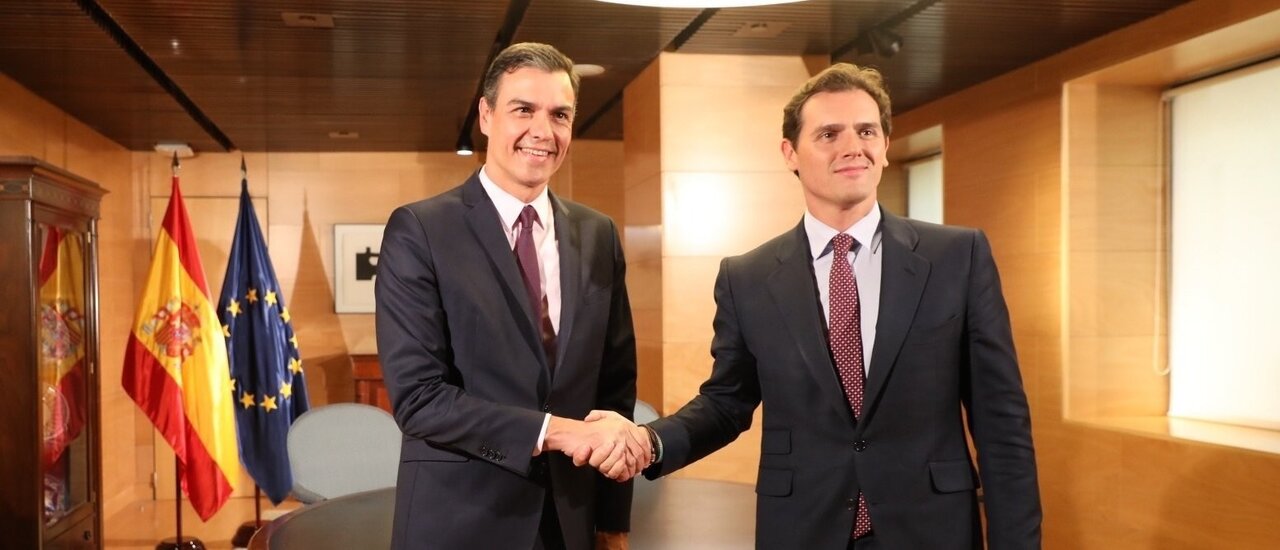 Pedro S&aacute;nchez y Albert Rivera.