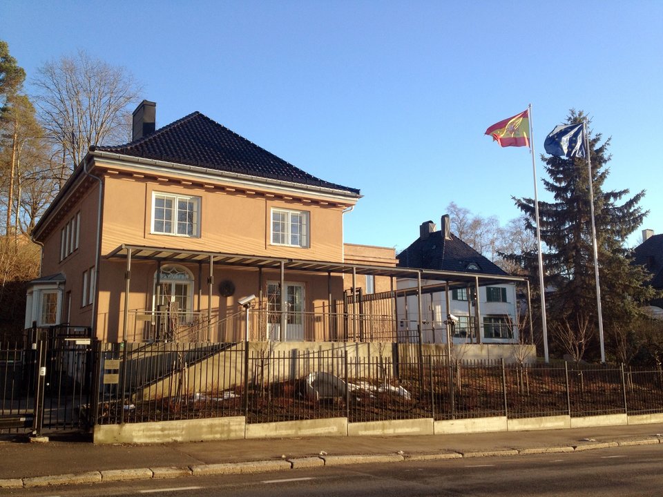 Embajada española en Oslo.