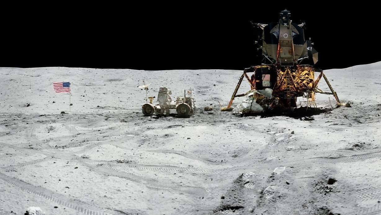 El hombre en la luna. NASA