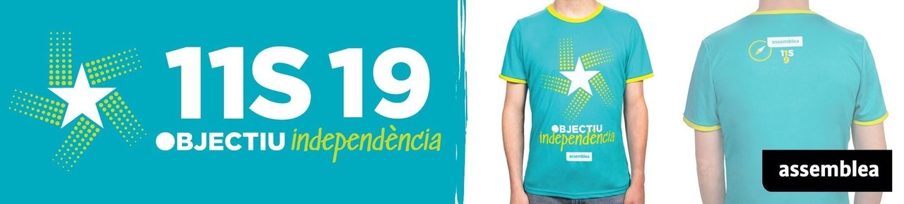 Camisetas de la ANC para la Diada 2019.