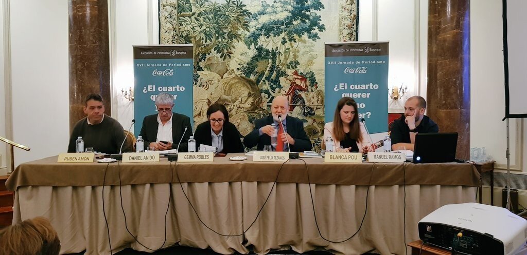 Jos&eacute; F&eacute;lix Tezanos en la XVII jornada nacional de periodismo
