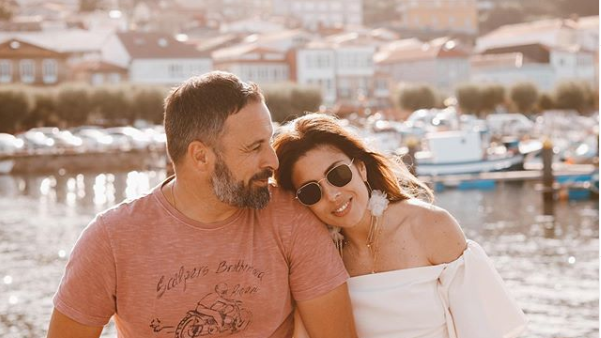 Santiago Abascal y Lidia Bedman (Instagram)