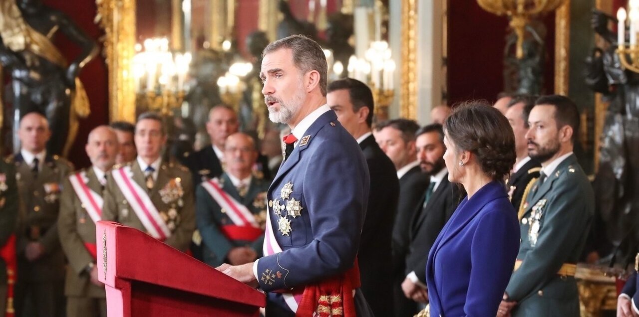 Felipe VI, en la Pascua Militar.