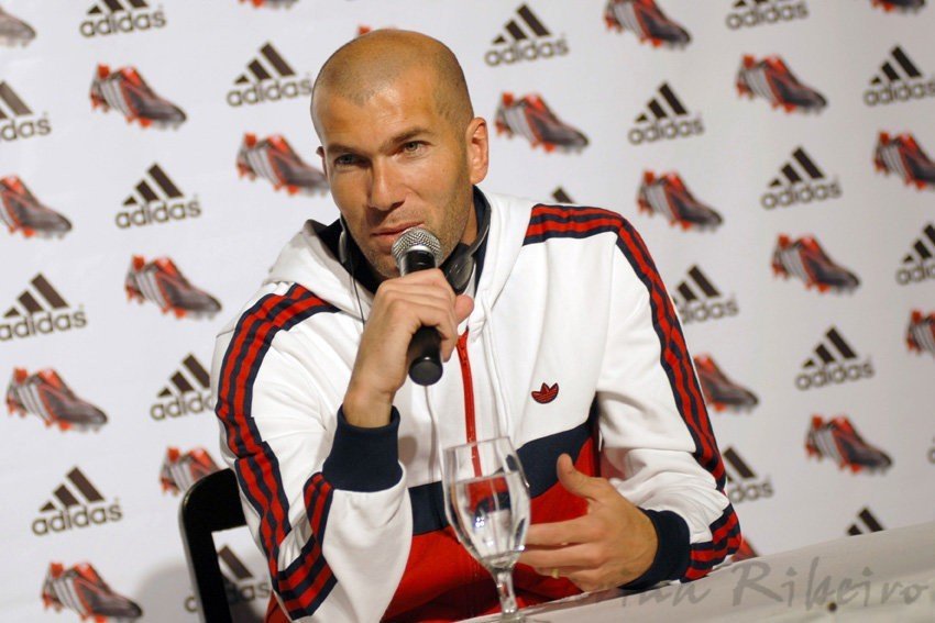 Zidane, entrador del Real Madrid.