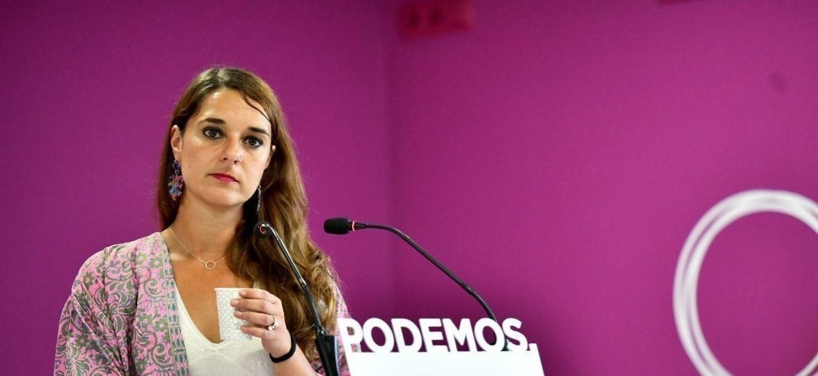 Noelia Vera, portavoz de la ejecutiva de Podemos.