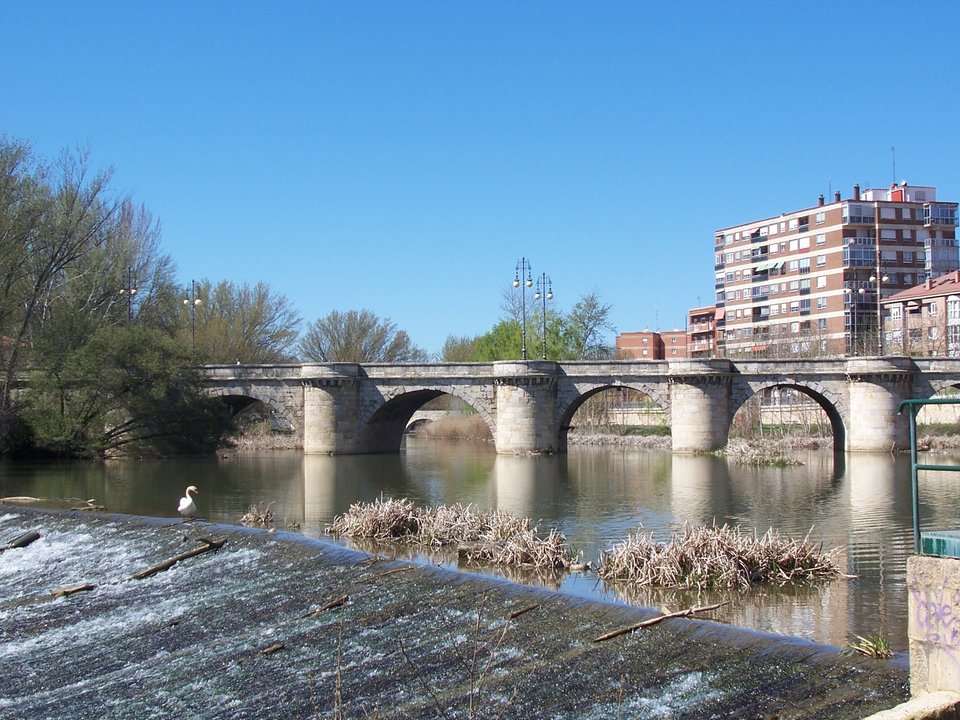 Río Carrión en Palencia