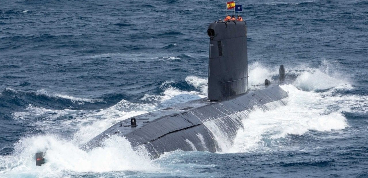 El submarino Tramontana, desplegado en 2019 en la operación ‘Sea Guardian’ de la OTAN.