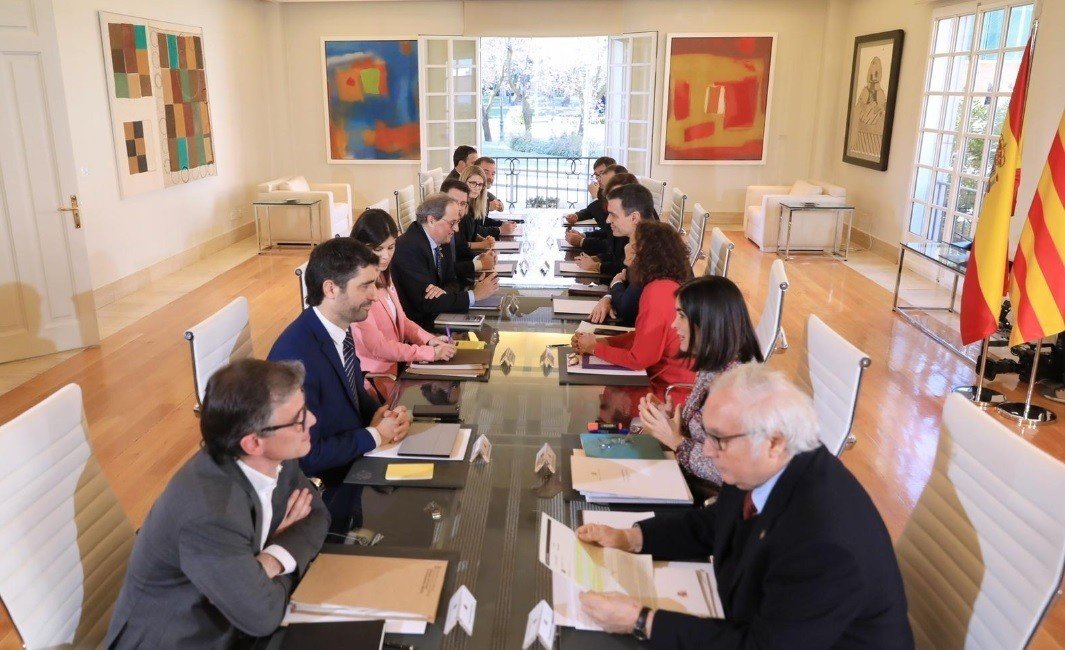 Reunión entre el Gobierno de España y el Govern de Cataluña.