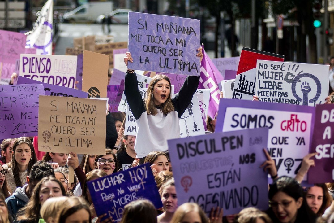 Manifestación del 8M en 2020, último año que se celebró en Madrid