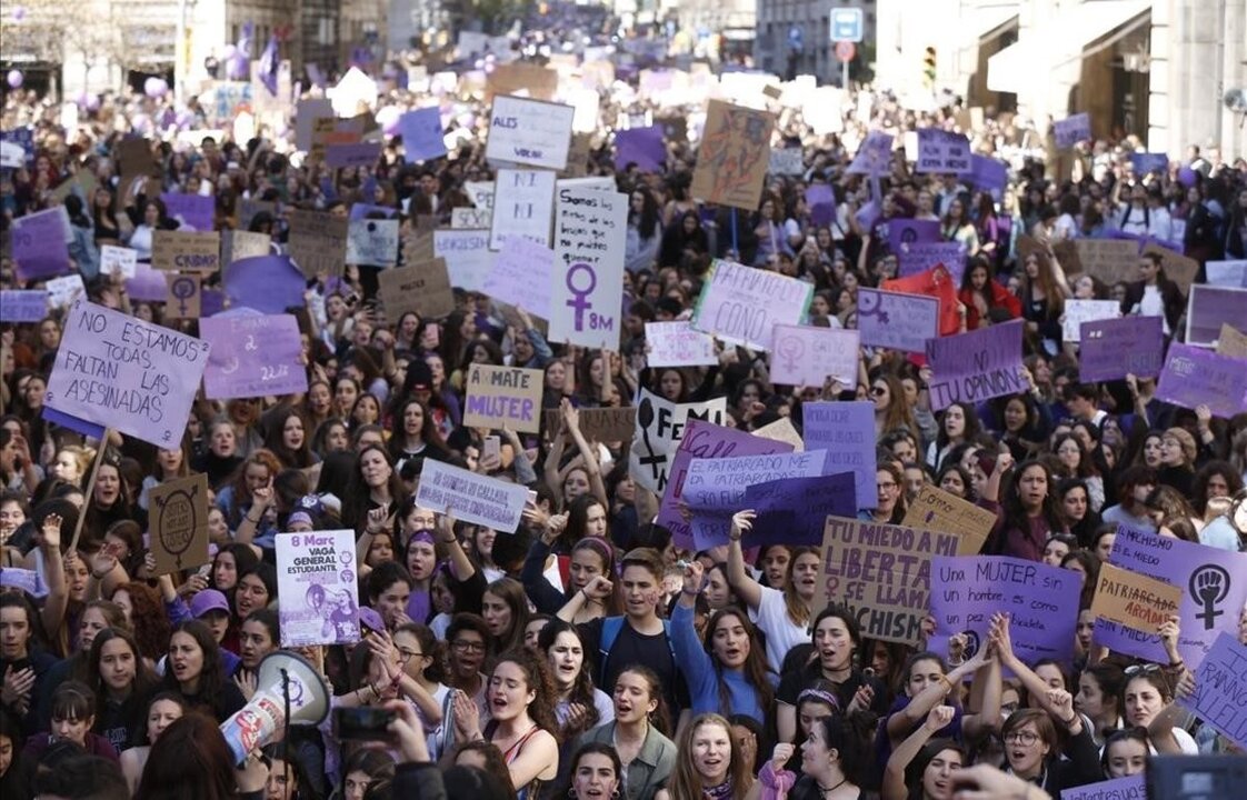 Manifestaci&oacute;n feminista.