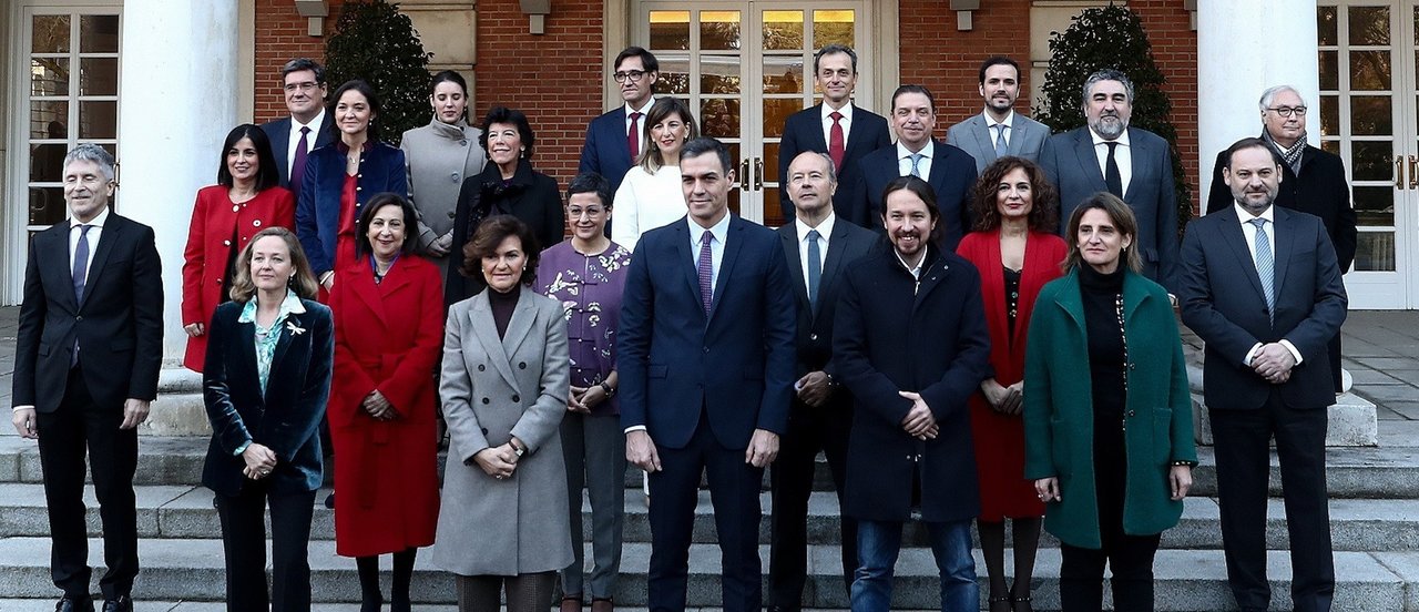 Primer Consejo de Ministros del Gobierno PSOE-Podemos.