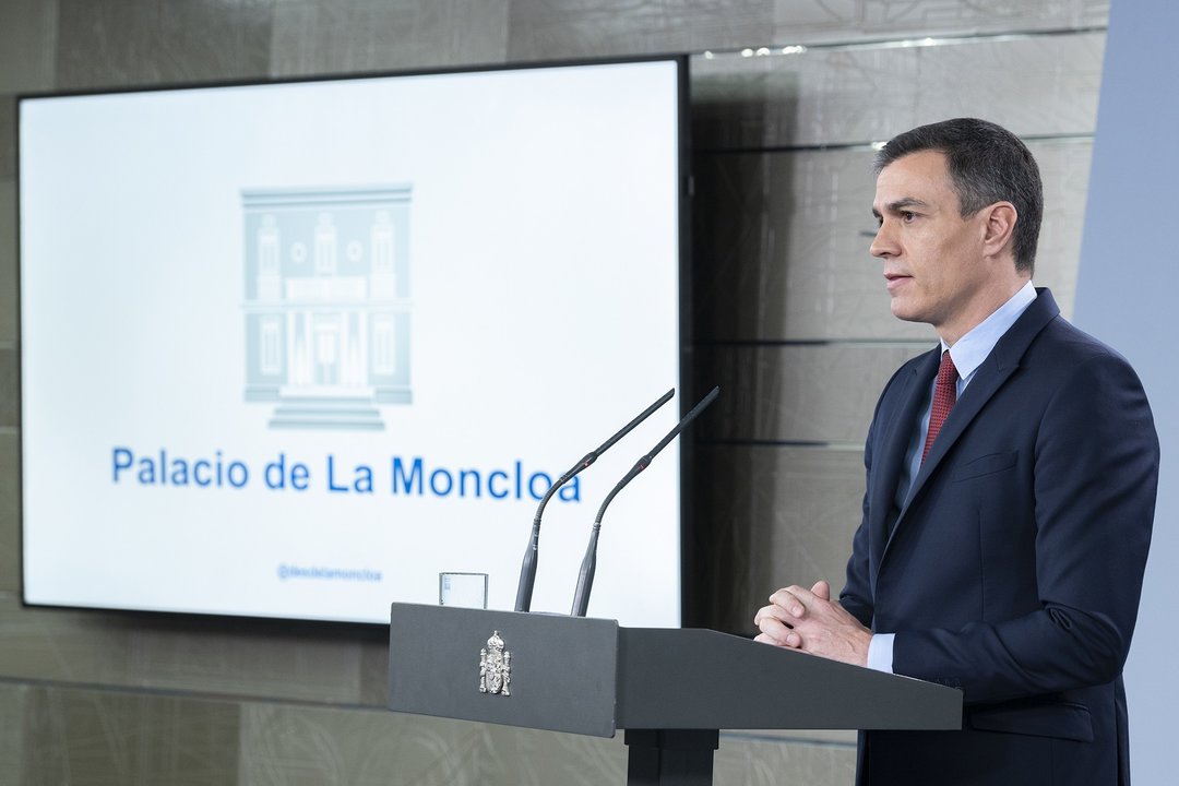 Pedro Sánchez rueda de prensa 13 de marzo de 2020