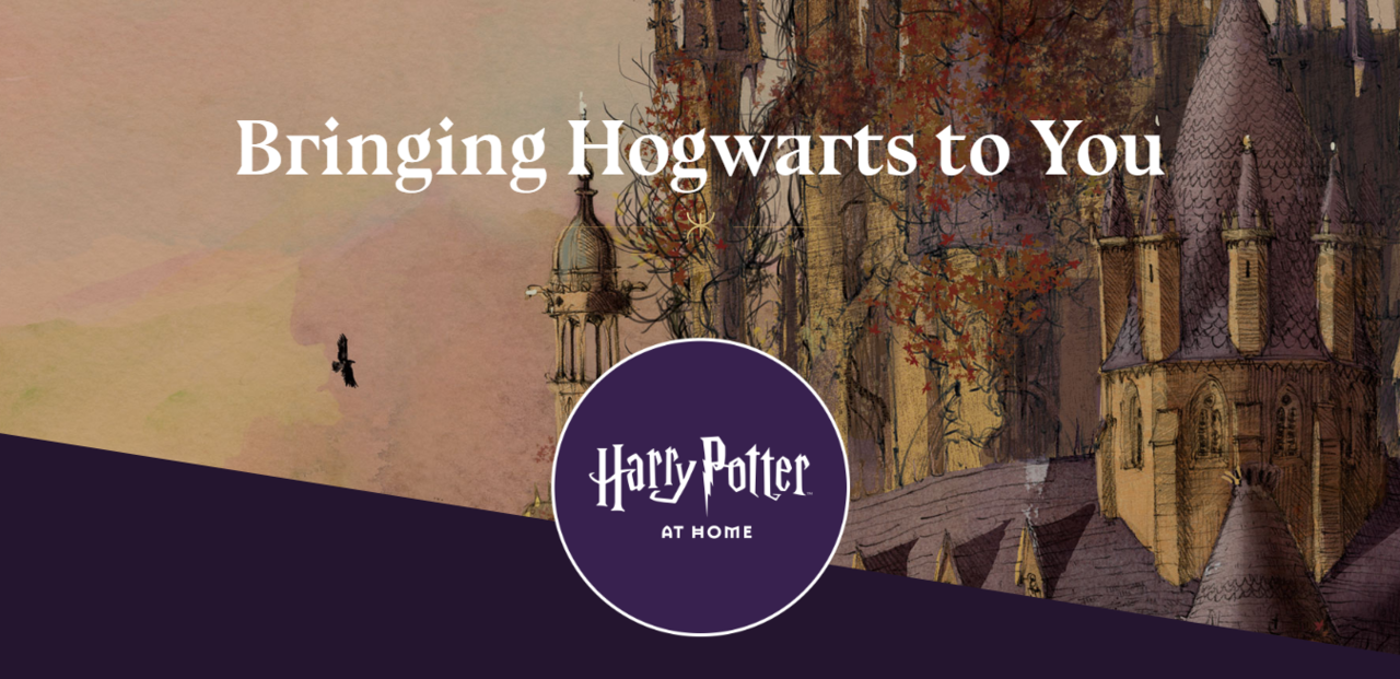 La página de Harry Potter at Home te acerca Hogwarts a tu casa