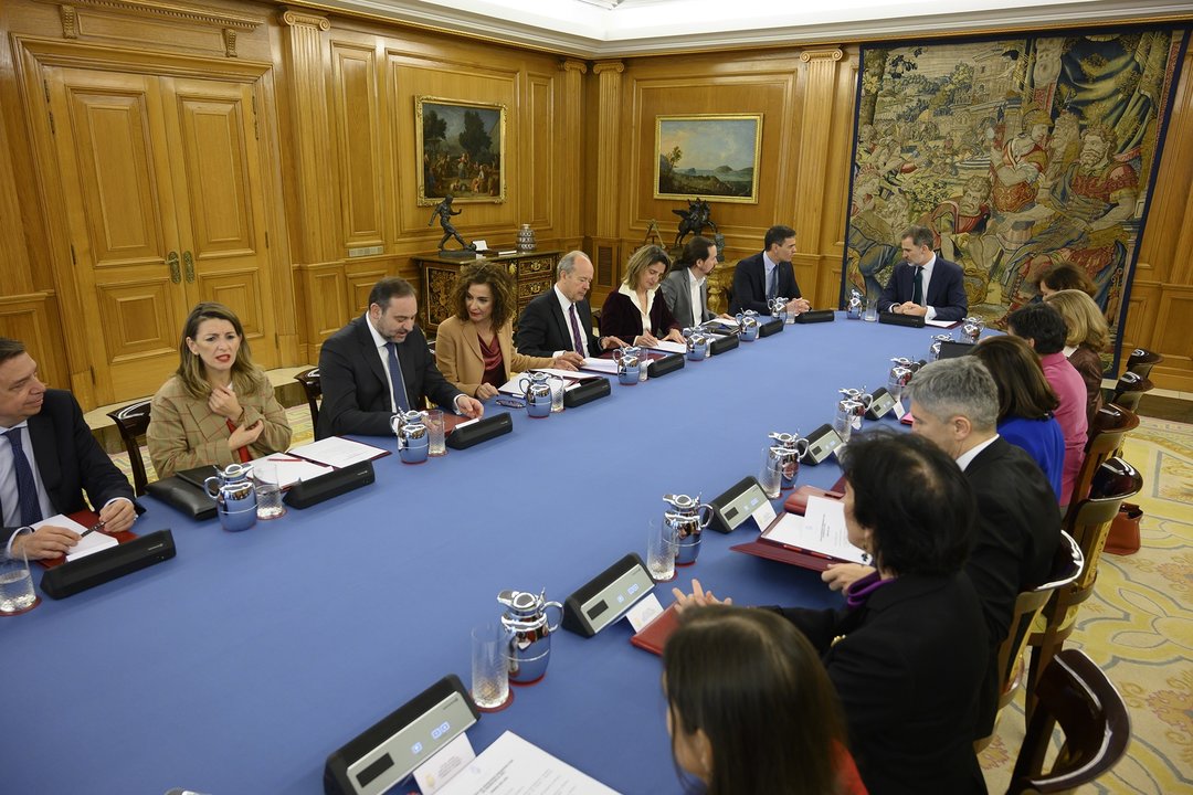 Consejo de Ministros deliberativo presidido por S.M. el Rey
Palacio de la Zarzuela, Madrid, martes 18 de febrero de 2020 (foto Moncloa)