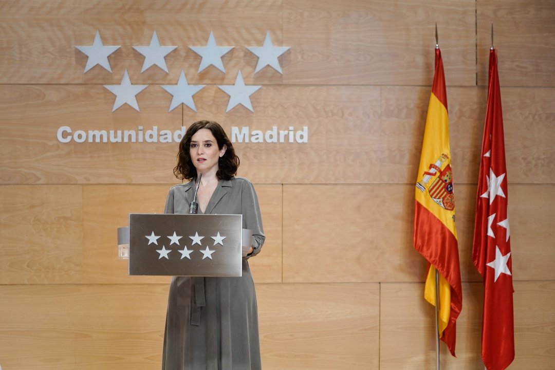 Isabel Díaz Ayuso el 19 de abril de 2020