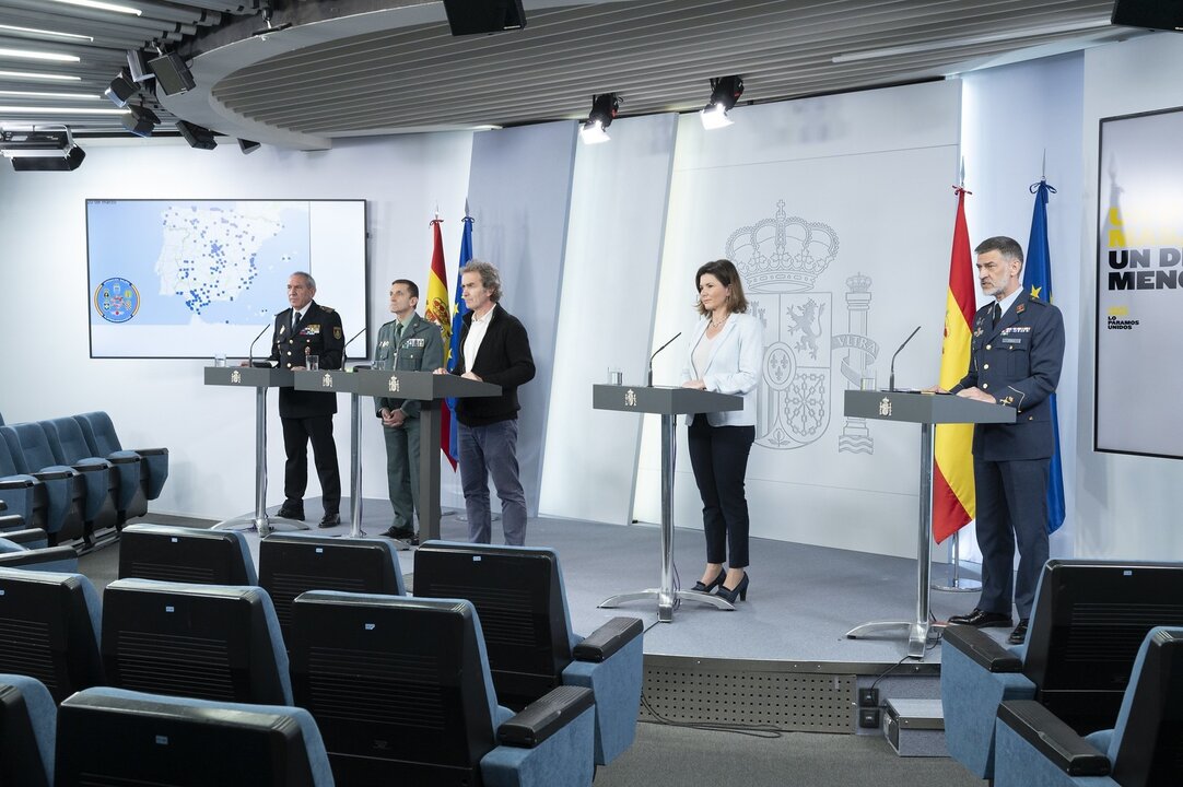 Comparecencia del Comit&eacute; T&eacute;cnico de seguimiento del estado de alarma por el COVID19. (25/04/20)