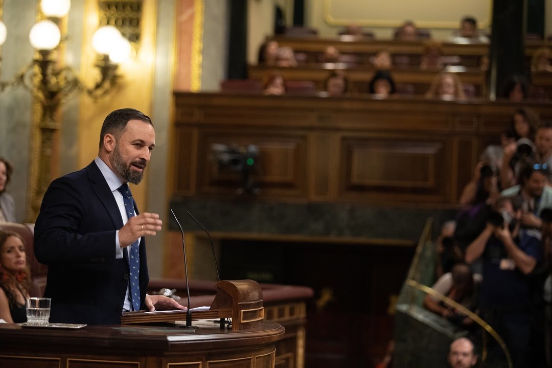 Santiago Abascal, Congreso de los Diputados 22 de julio de 2019