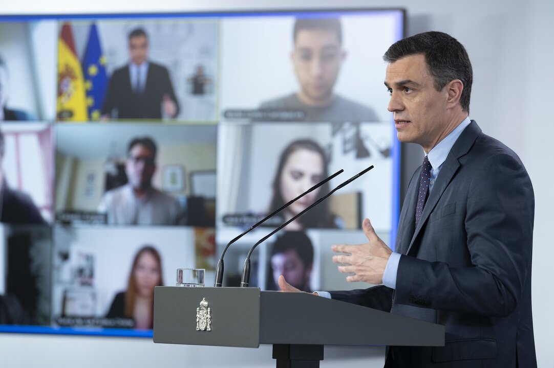 Rueda de prensa de Pedro S&aacute;nchez