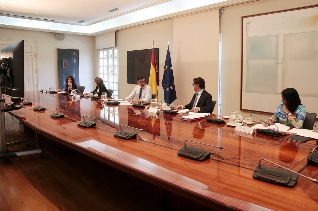 Pedro Sánchez reunión con Presidentes Autonómicos. 17 de Mayo de 2020