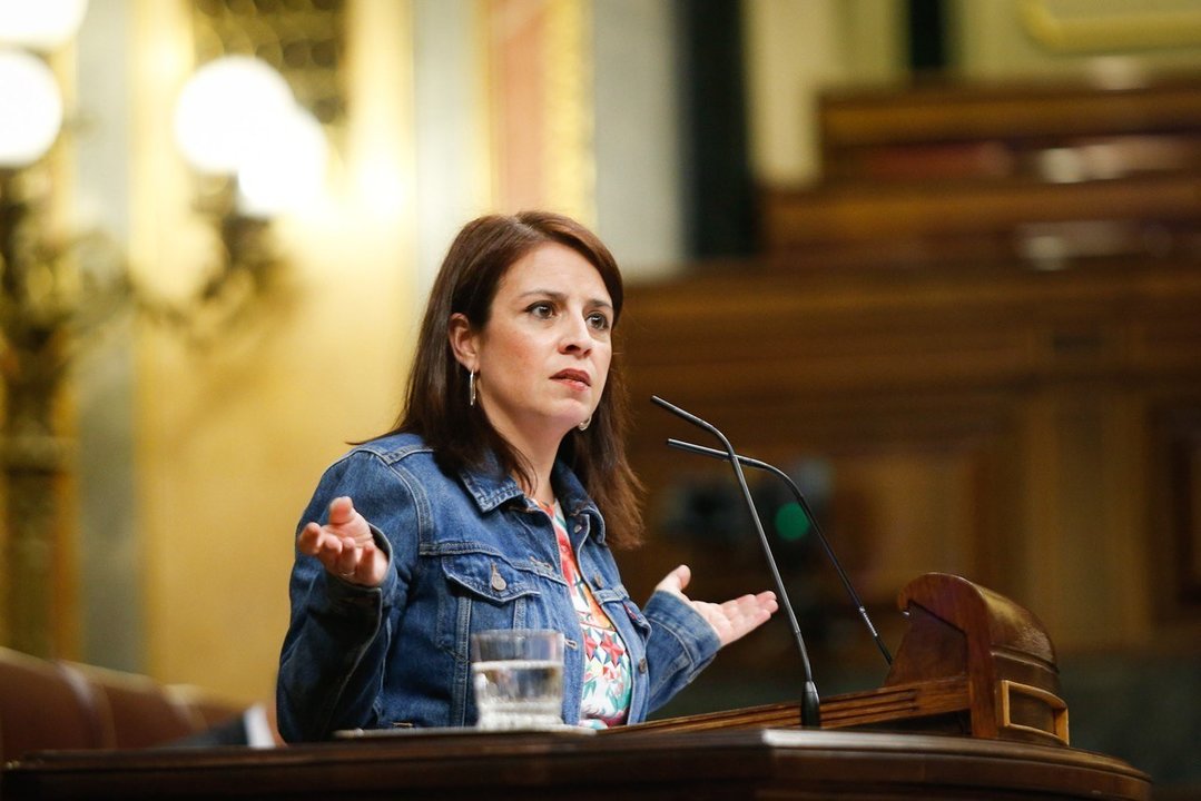 Adriana Lastra (PSOE) en el Congreso de los Diputados el pasado 20 de mayo.