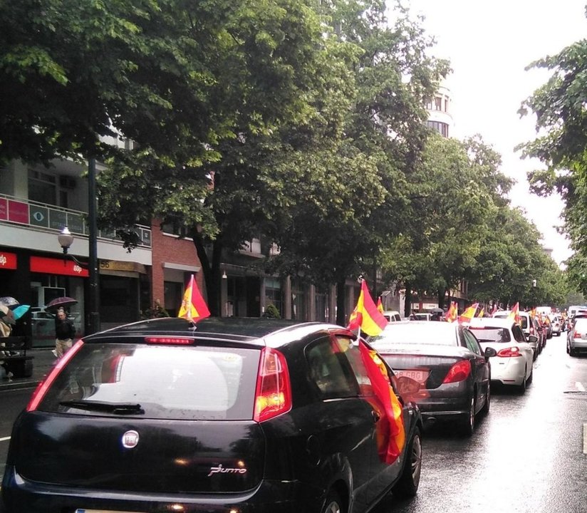 Caravana de Vox en Bilbao. 23 de mayo de 2020