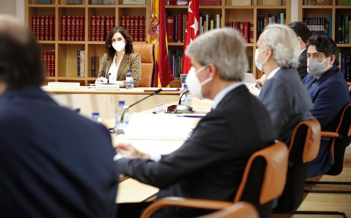 Reunión del gobierno de la Comunidad de Madrid.