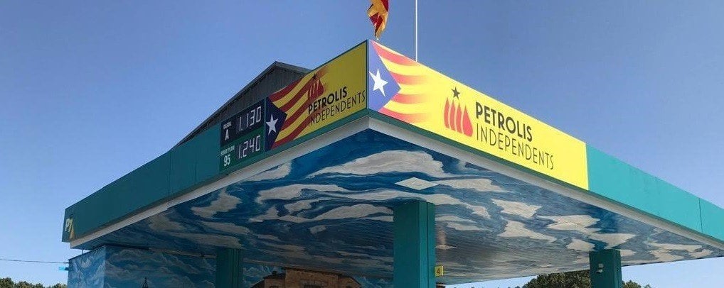 Una gasolinera de Petroli Independents.