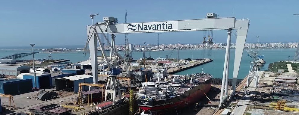 Astillero de Navantia de Puerto Real (Cádiz).