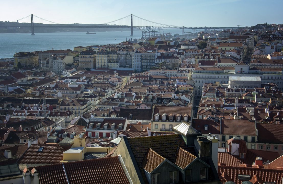 Panorámica de Lisboa, 10 de enero de 2020