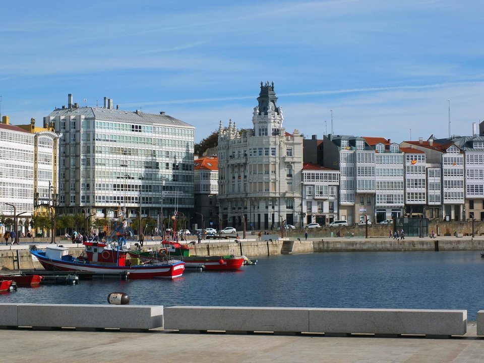 Paseo de María Pita, La Coruña