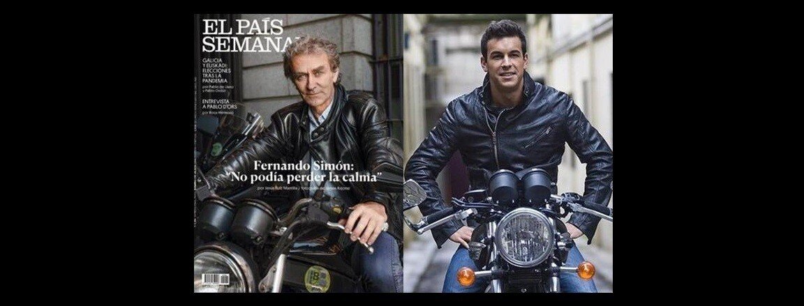 Fernando Sim&oacute;n y Mario Casas, en uno de los memes que ha circulado con la leyenda: el epidemi&oacute;logo protagonizar&aacute; "A tres metros... unos de otros".